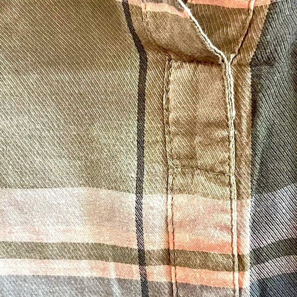 Gap Womens Top Blouse checkered Shirt Sz XS - Picture 5 of 6